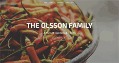 Desktop Screenshot of olssonfam.com